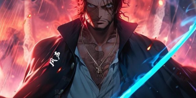 Red Hair Shanks in Naruto World